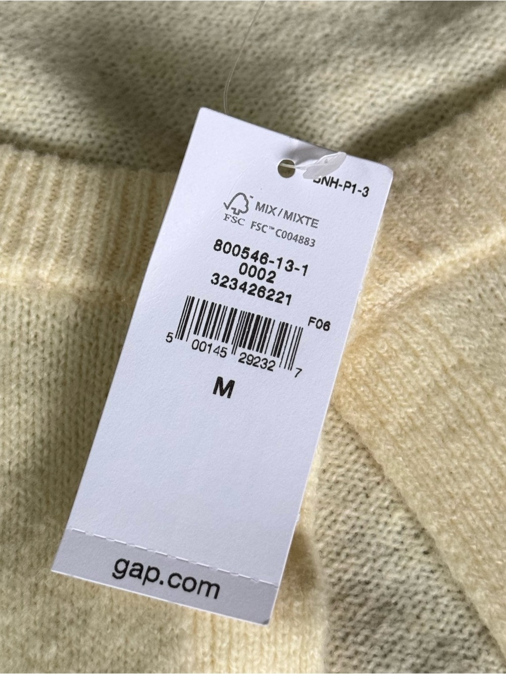 Gap CashSoft Crop Cardigan Yellow Medium NWT - Picture 4 of 4